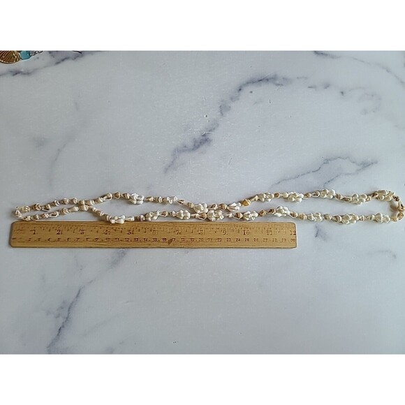 Shell Beaded Necklace Vintage - Picture 9 of 10